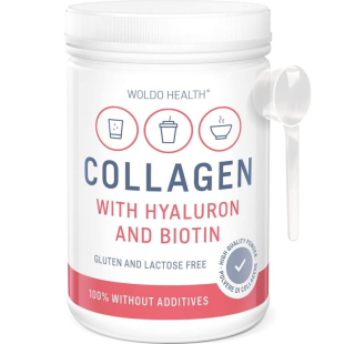 WoldoHealth Kolagen s kyselinou hyaluronovou 500g