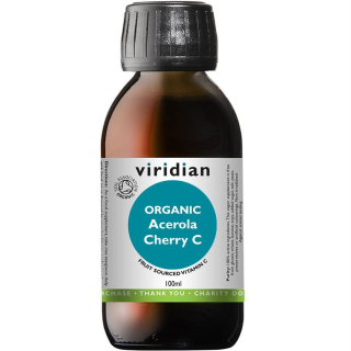 VIRIDIAN Acerola Liquid C 100ml Organic, expirace 4/2026