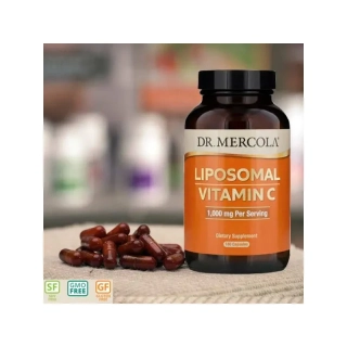 Dr.Mercola Vitamín C liposomální 180 kapslí, expirace 1/2026